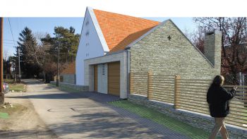 Detached house modification in Csopak (4)